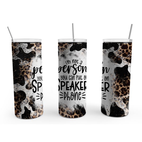 No Speaker Phone - Tumbler